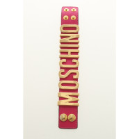 Moschino Armband Leer in Roze