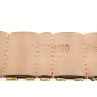 Moschino Armreif/Armband aus Leder in Rosa / Pink