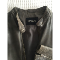 Max & Co Veste/Manteau en Cuir en Gris