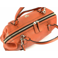 Mcm Borsa a tracolla in Pelle in Arancio