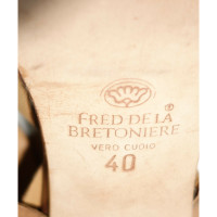 Fred De La Bretoniere Sandalen aus Leder in Braun