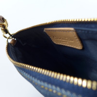 Dior Umhängetasche aus Jeansstoff in Blau
