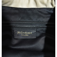 Yves Saint Laurent Tote Bag aus Canvas in Creme
