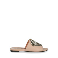 Rochas Sandals Leather in Pink