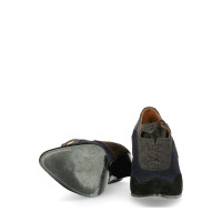 Hermès Schnürschuhe aus Leder in Grau
