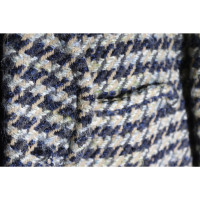 Krizia Jacke/Mantel aus Wolle in Blau