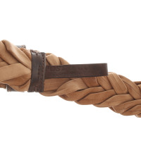 Post & Co Ceinture en Cuir en Marron