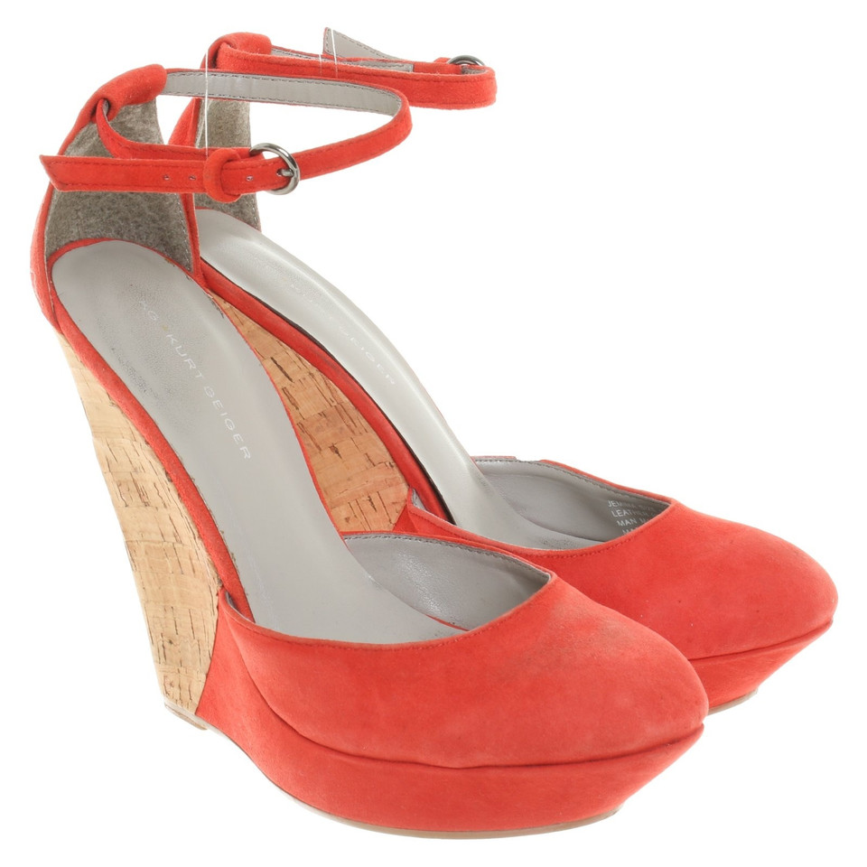 Kurt Geiger Wedges aus Wildleder