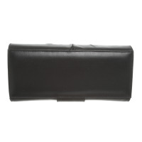 Elie Saab Clutch en Cuir en Noir