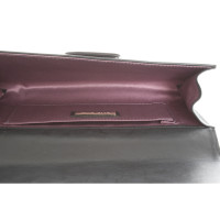 Elie Saab Clutch en Cuir en Noir