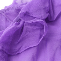 Balenciaga Kleid aus Seide in Violett