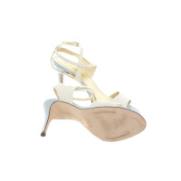 Guido Maria Kretschmer Sandals Leather in Cream