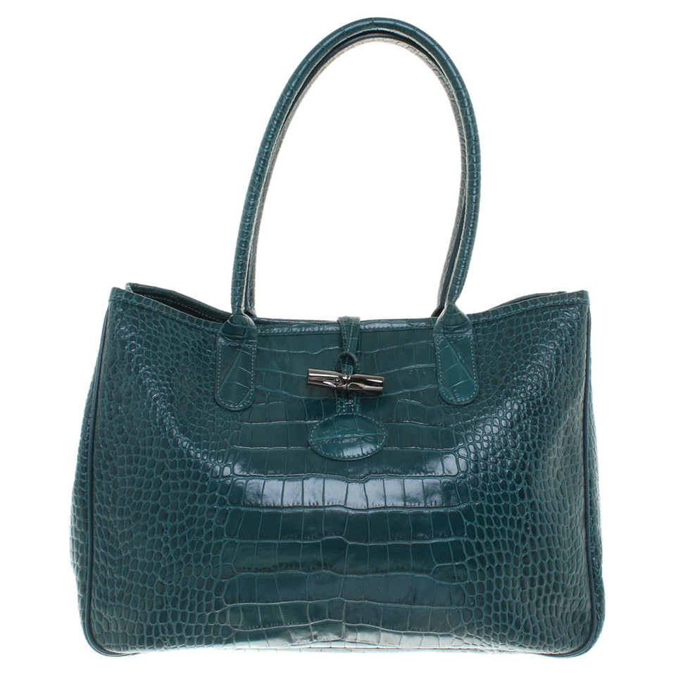 Longchamp Handbag in petroleum