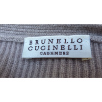 Brunello Cucinelli Strick aus Kaschmir in Taupe