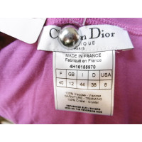 Christian Dior Oberteil aus Viskose in Violett