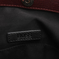 Hugo Boss Umhängetasche aus Leder in Braun