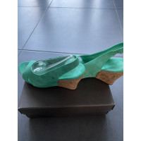 Ugg Australia Chaussures compensées en Daim en Vert