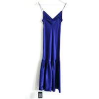 Maggie Marilyn Kleid aus Seide in Blau