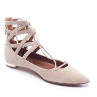 Aquazzura Pumps/Peeptoes aus Leder in Beige