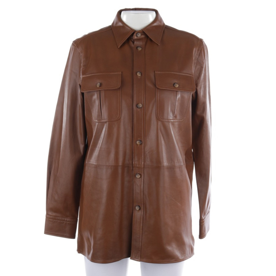 Polo Ralph Lauren Top Leather in Brown