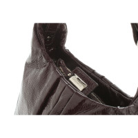 Coccinelle Handbag Patent leather in Bordeaux