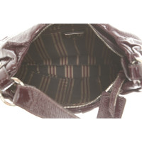Coccinelle Handbag Patent leather in Bordeaux