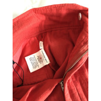 Laurence Bras Shorts aus Baumwolle in Rot