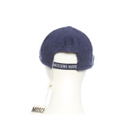 Moschino Hut/Mütze aus Baumwolle in Blau