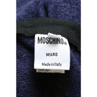 Moschino Hut/Mütze aus Baumwolle in Blau
