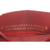 Rolex Borsette/Portafoglio in Pelle in Rosso