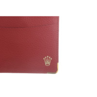 Rolex Bag/Purse Leather in Red