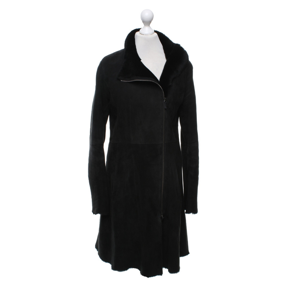 Armani Jacket/Coat Suede in Black