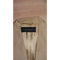 Louis Feraud Anzug aus Baumwolle in Beige