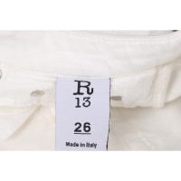 R 13 Jeans in Weiß