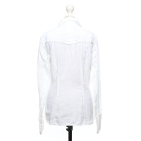 0039 Italy Top Linen in White