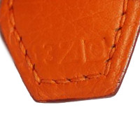 Hermès Handtasche aus Leder in Orange
