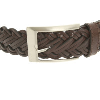 Massimo Dutti Belt Leather in Brown