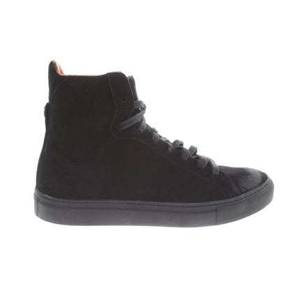 Matchless Sneakers aus Leder in Schwarz