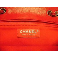 Chanel Borsa a tracolla in Pelle verniciata in Rosso