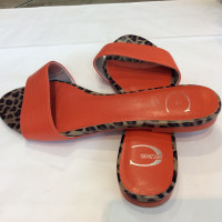 Just Cavalli Sandalen aus Leder in Orange