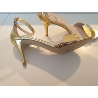 Steve Madden Sandals Patent leather in Gold