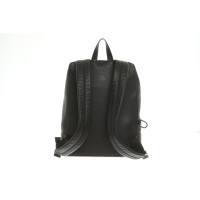 Versace Rucksack aus Leder in Schwarz