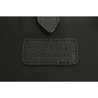 Versace Rucksack aus Leder in Schwarz