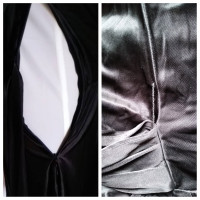 Halston Heritage Robe en Viscose en Noir