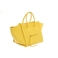 Céline Luggage aus Leder in Gelb