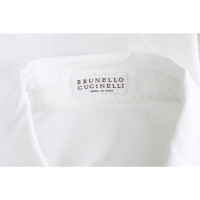 Brunello Cucinelli Capispalla in Cotone in Bianco