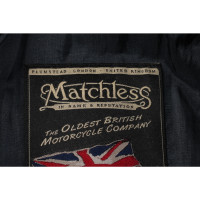 Matchless Veste/Manteau en Cuir en Noir
