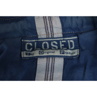 Closed Blazer Katoen in Blauw