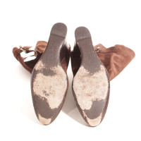 Balenciaga Stiefel aus Leder in Braun