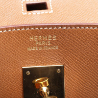 Hermès Birkin Bag 40 Leer in Bruin